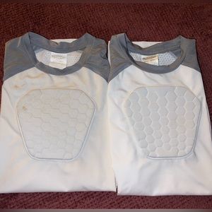 2 Shock Doctor Sternum Impact Shirts Adult Small